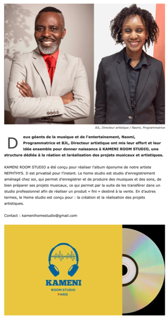 Capture d'écran du site Zeafricanews