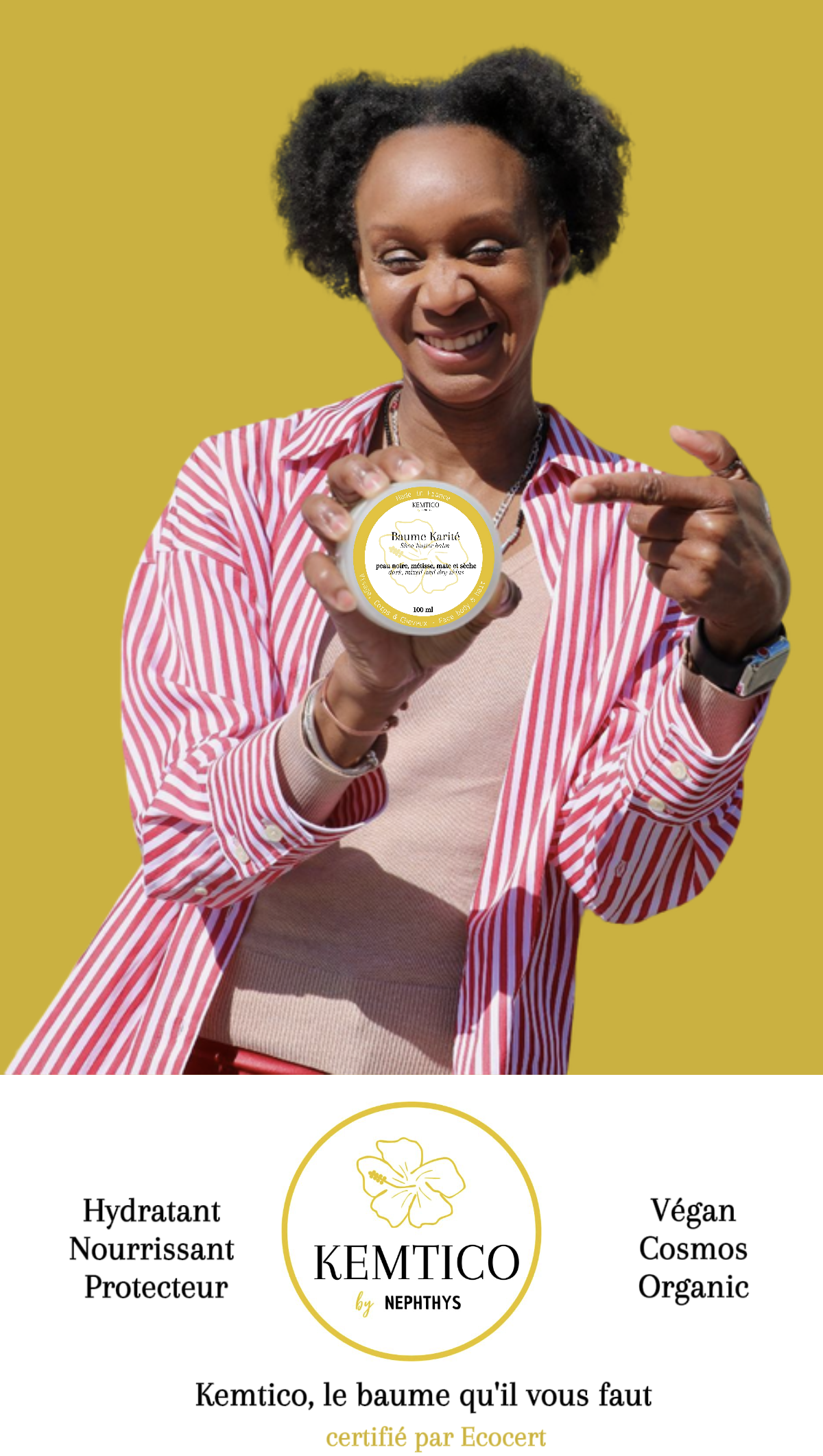 Nephthys avec un baume Kemtico